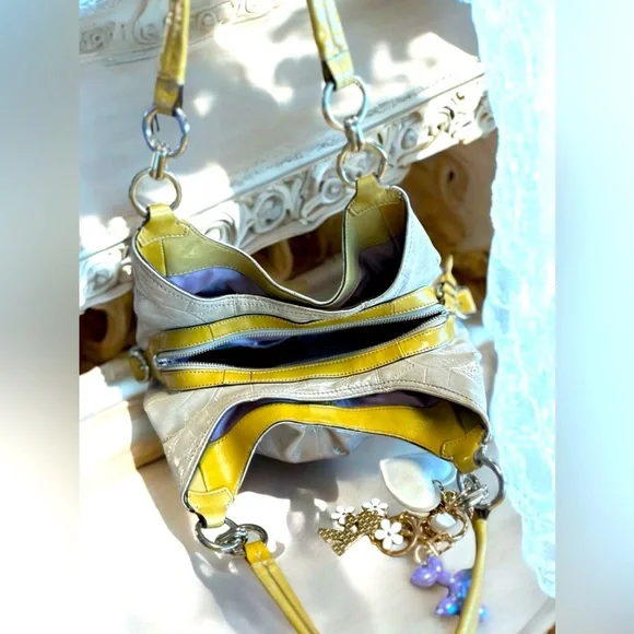 Coach Signature C Maggie Hobo Metallic Bag - Picture 5 of 9